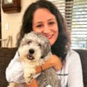 Dr. Vanessa Spano with dog